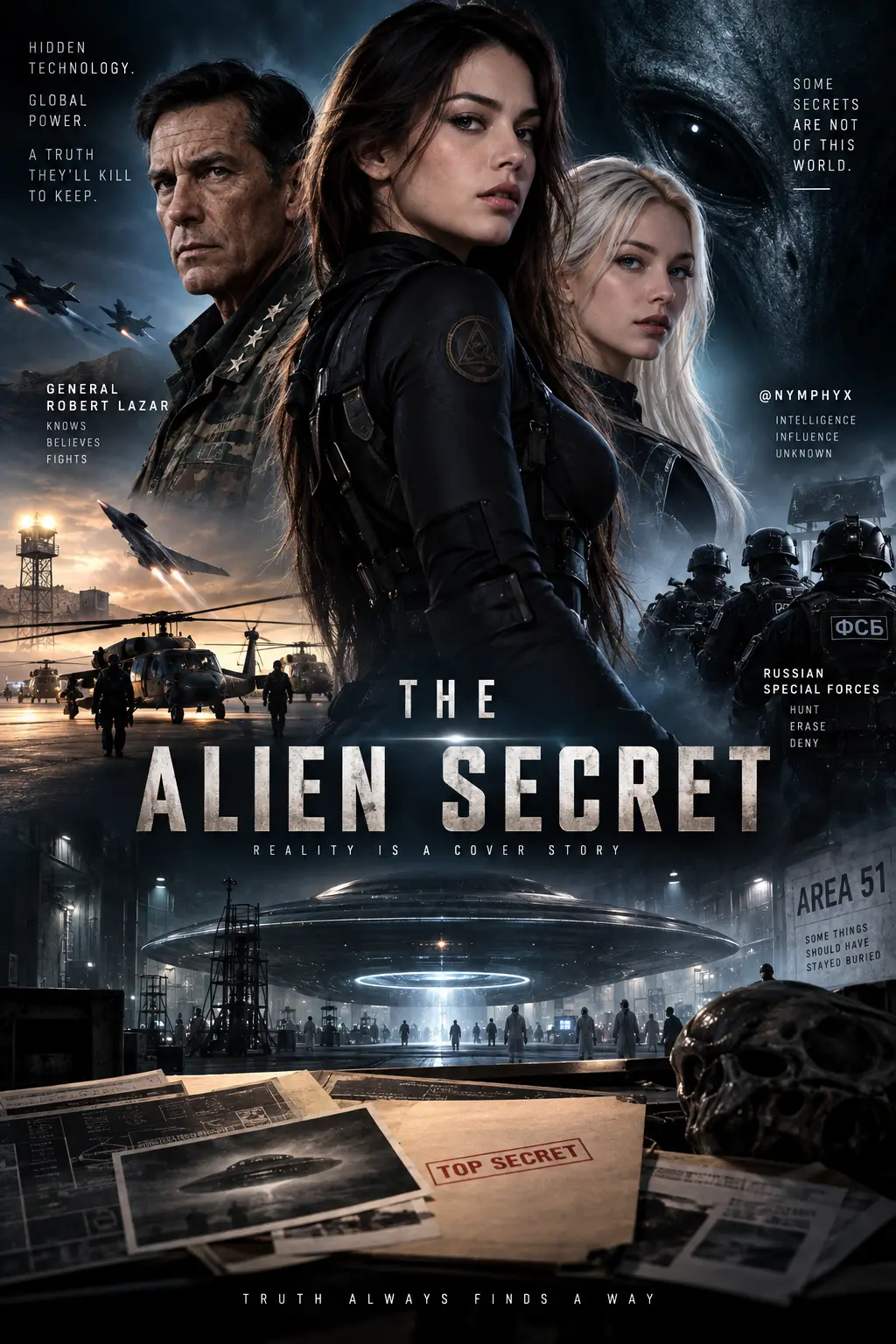 The Alien Secret cinematic poster